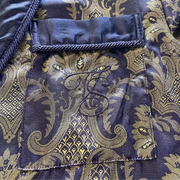 Victoria's Secret Floral Motif Purple Robe Kimono Belted Size XS/Small Ladies - Picture 10 of 12